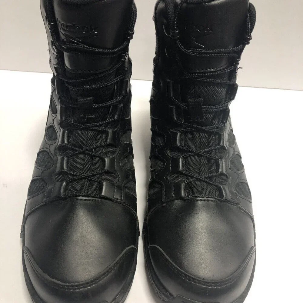 Reebok Men’s Floatride Energy Tactical Black Boots, Size 8.5M